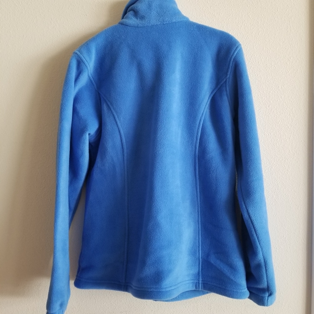 COLUMBIA BLUE FLEECE ZIP UP JACKET - Picture 5 of 6